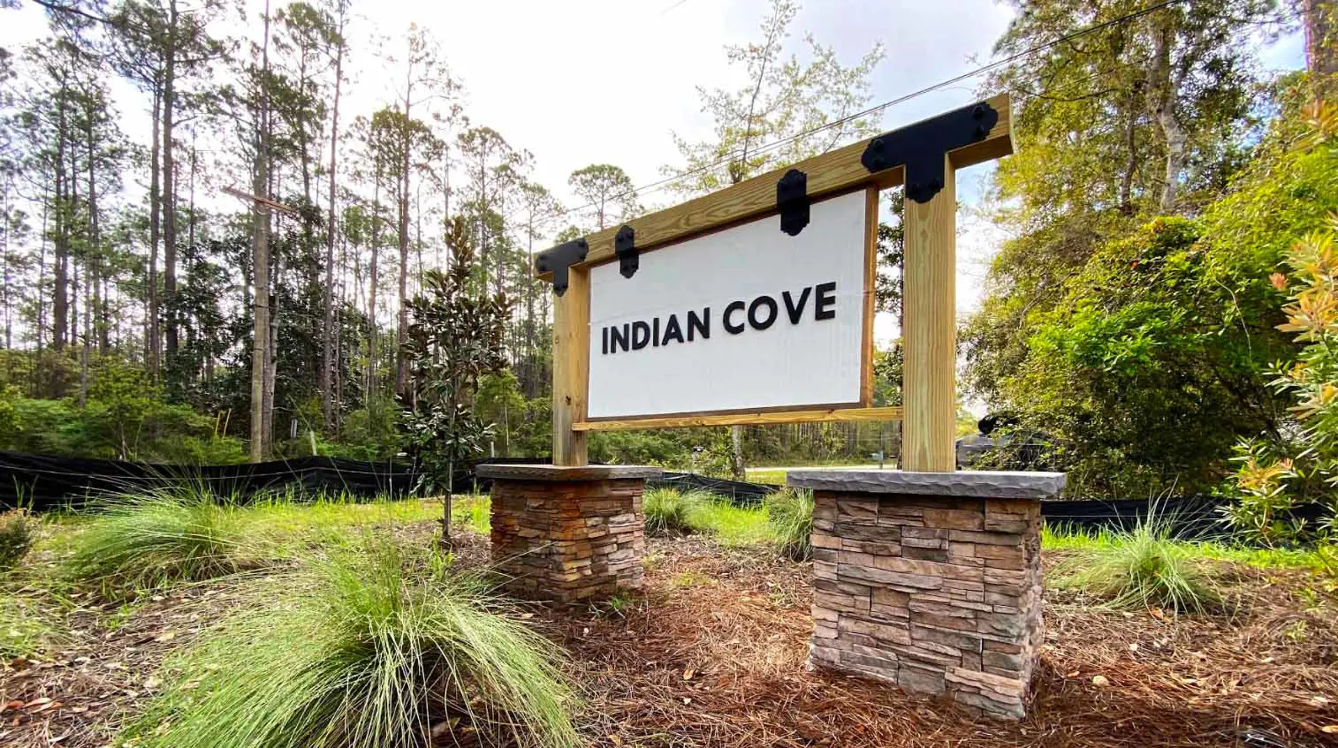 Indian Cove Subdivision Sign